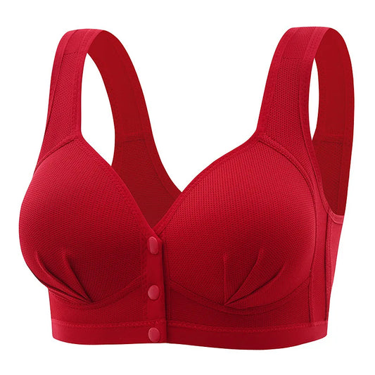 Comfortably Chic: New Front Closure Push-Up Bra for Moms